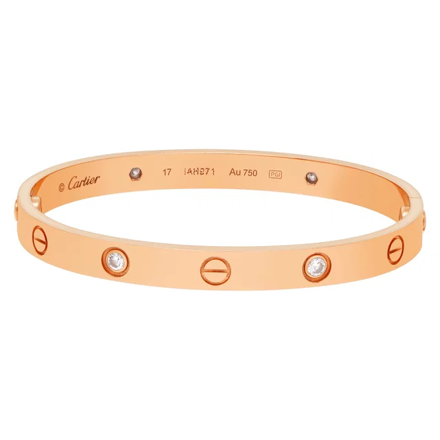 Cartier Love bracelet in Pink Rose Gold from Gray And Sons
