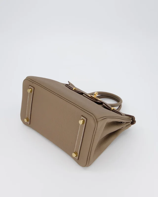 Hermès Birkin 25 Retourne Bag in Taupe Togo leather from Sellier, photo 17 of 22