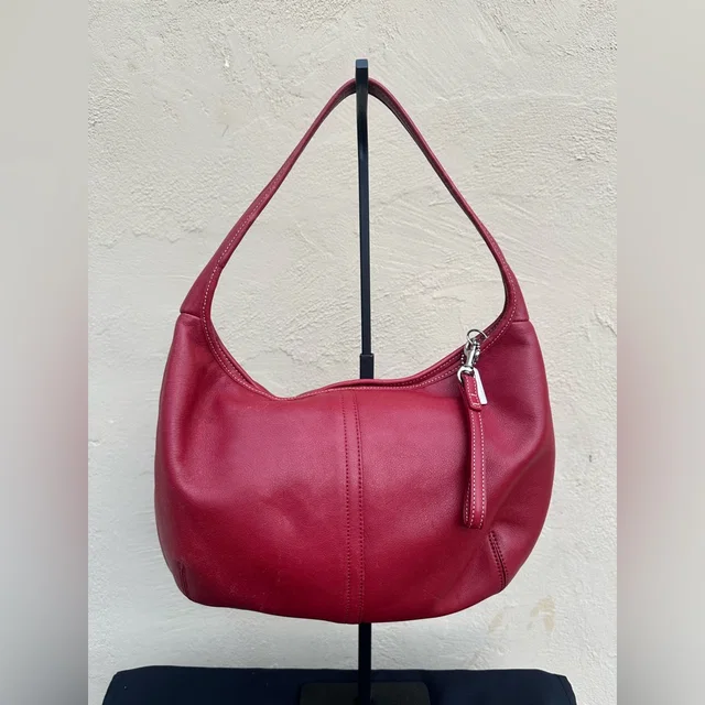 Coach Vintage Red Ergo Hobo Bag 9219 in red Leather from Poshmark