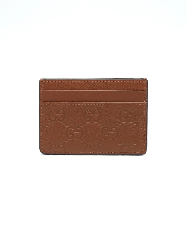 Gucci Guccissima Card Holder in Leather from A Retro Tale, photo 2 of 2
