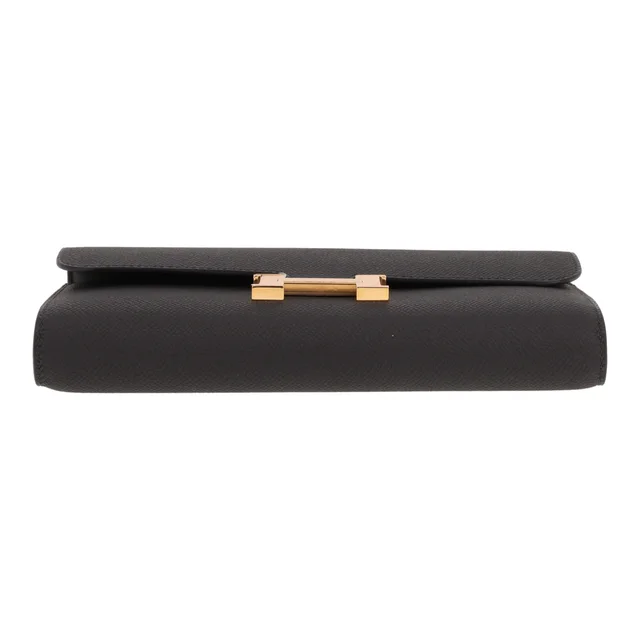 Hermès Constance Long To Go shoulder bag in black Epsom leather in Black Epsom leather from Collector Square, photo 3 of 3