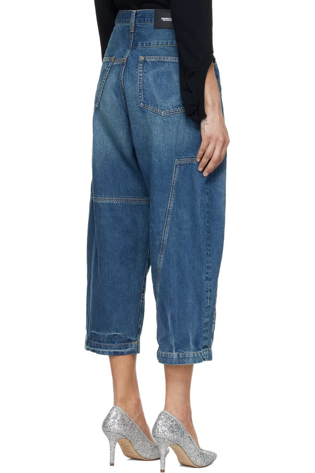 UNDERCOVER Blue UP1F1503-2 Jeans, photo 3 of 4 from SSENSE