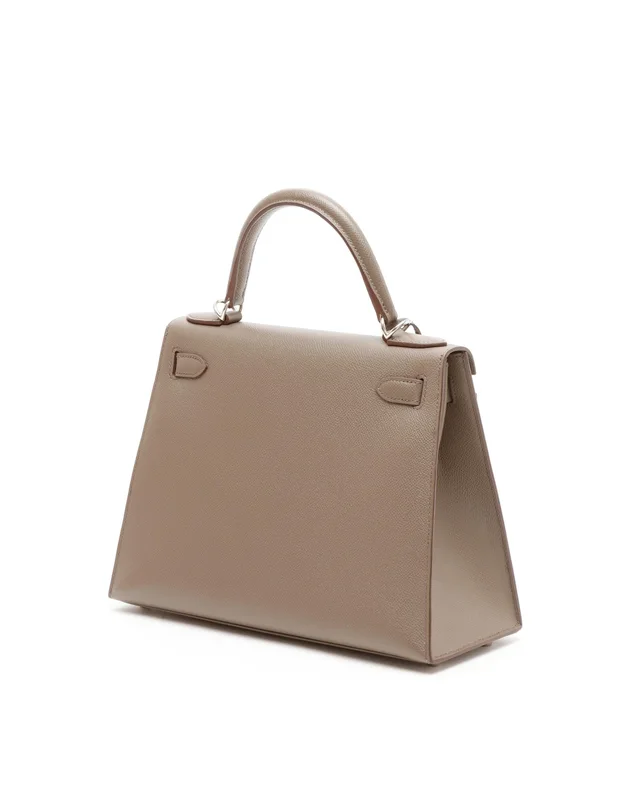 Hermès Kelly II 28 Sellier Etain Epsom Bag in Taupe Epsom leather from A Retro Tale, photo 3 of 11