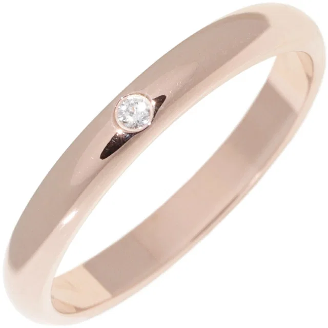 Cartier 1895 Wedding Ring Au750 Diamond Ring Size 49 from LuxUness