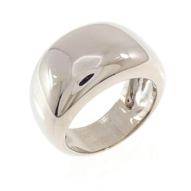 Cartier Nouvelle Vague 750 White Gold Ring Size 18.5 in White from LuxUness