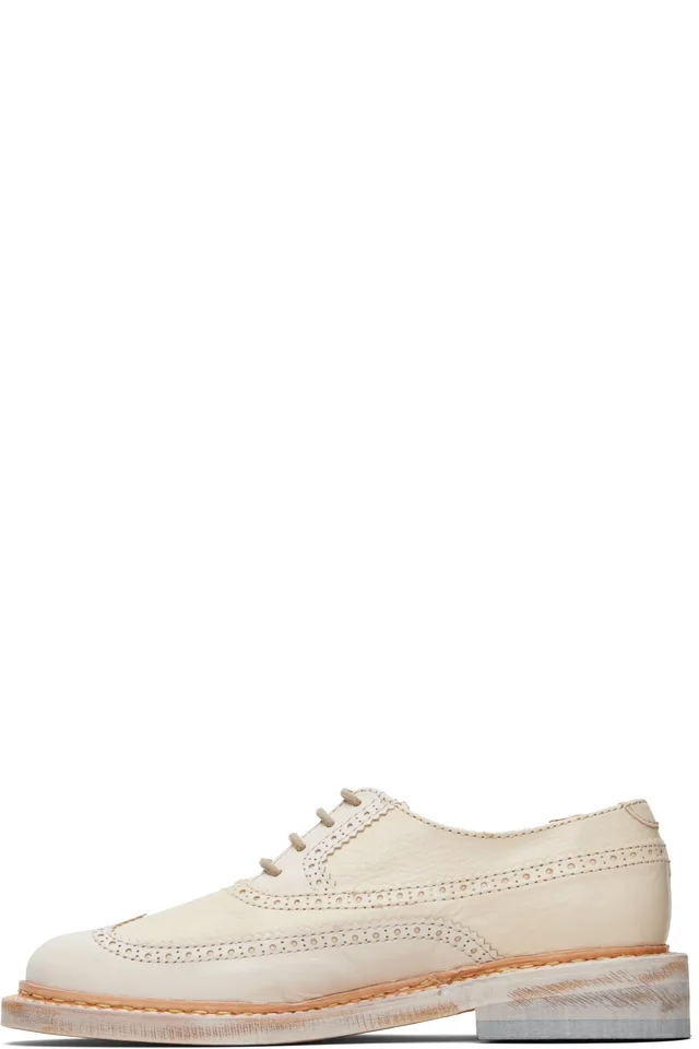 OUR LEGACY Off-White Brogue Parade Derbys, photo 3 of 5 from SSENSE