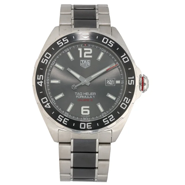 TAG Heuer Formula 1 WAZ2011 43mm Stainless Steel Watch in Ceramic from H&T