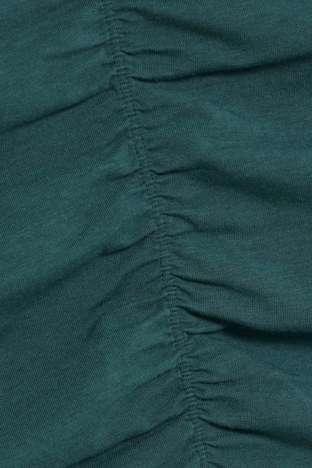 Another Tomorrow Ruched Stretch Jersey Bodysuit, photo 4 of 7 from THE OUTNET