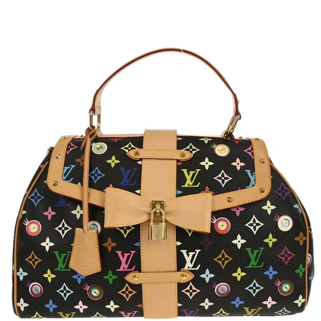 Louis Vuitton 2003 Black Eye Love Monogram Sac Retro GM Handbag M92052 in Black Coated canvas from AMORE Vintage Tokyo