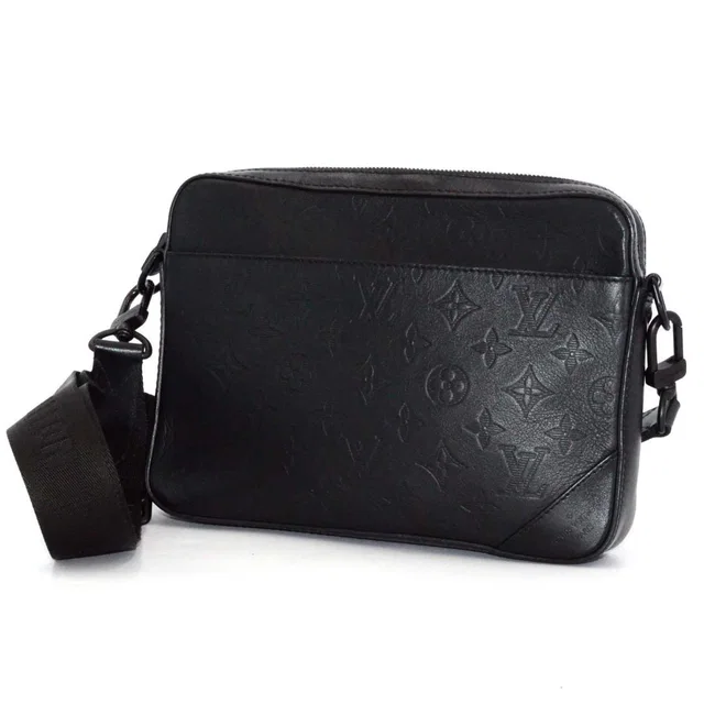 Louis Vuitton Monogram Shadow Duo Messenger Shoulder Bag in Leather from The Reluxe