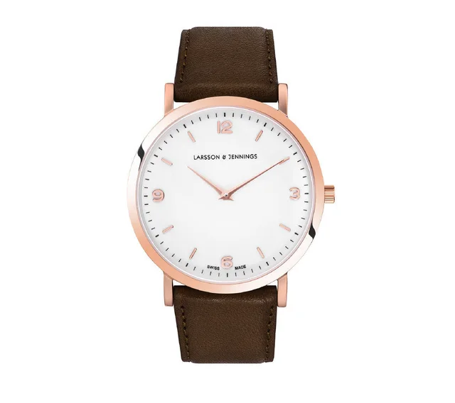 Larsson & Jennings Lugano 38mm, Rose Gold Case, Brown Leather from Cultstatus, photo 1 of 1