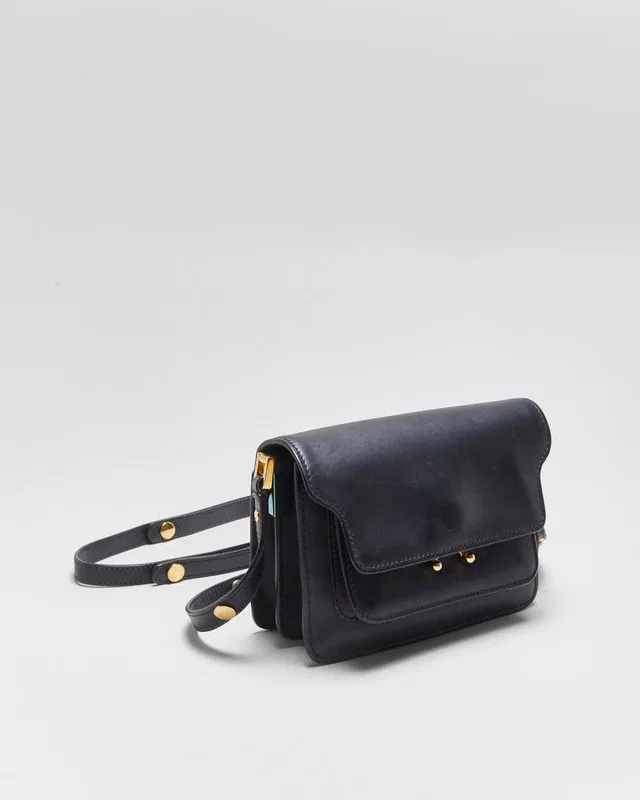 Marni Trunk Leather Cross-body Bag in Leather from Rokit Vintage