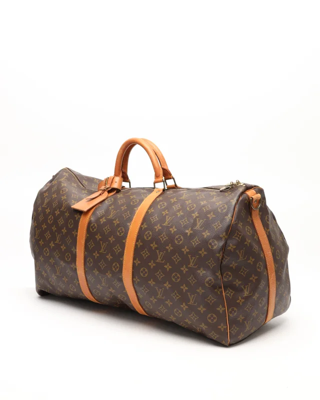 Louis Vuitton Monogram Keepall Bandoulière 60 Weekend Bag in Coated canvas from A Retro Tale, photo 2 of 11