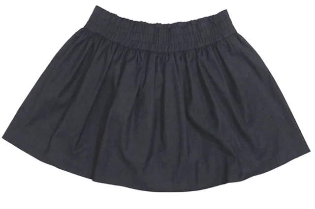 REDValentino As New Denim Mini Skirt Charcoal Blue Size: 12 in Blue Polyester from Oxfam Online Shop