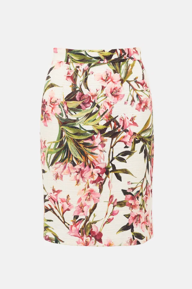Dolce & Gabbana Floral Pencil Skirt from VSP Consignment