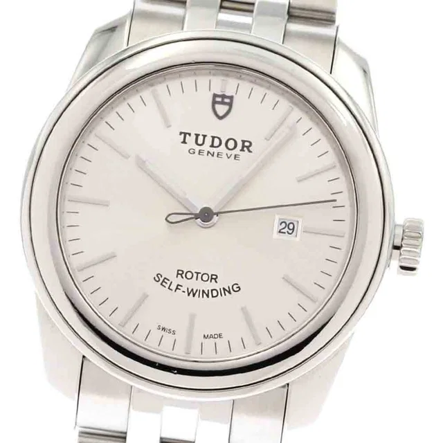 Tudor Glamor Date 53000 Silver Dial Automatic Boy's Watch_879255 in silver|gray from Poshmark