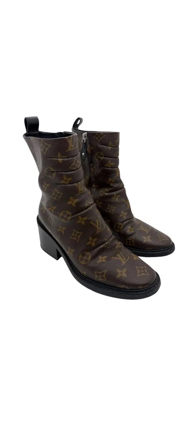 Louis Vuitton Monogram Jazz Boot Sz37 from Luxury Promise