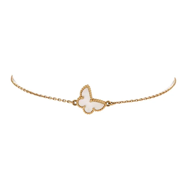 Van Cleef & Arpels Sweet Alhambra Butterfly Bracelet in gold from Poshmark
