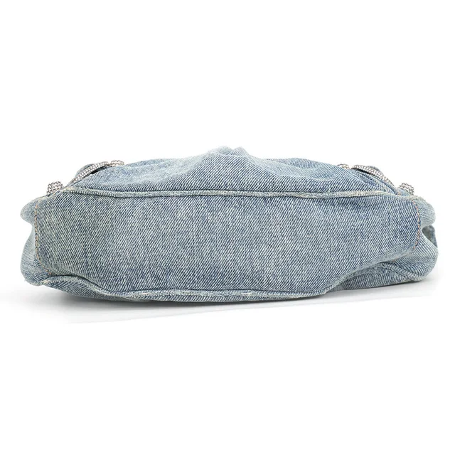 Balenciaga Le Cagoule XS Shoulder Bag Blue6713092109U4715 Distressed denim in Denim from GALLERY RARE, photo 3 of 3