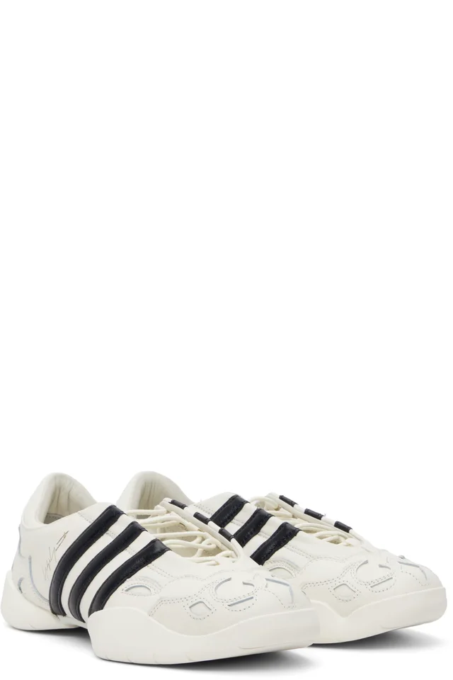 Y-3 Off-White Regu Mary Jane Sneakers, photo 4 of 5 from SSENSE
