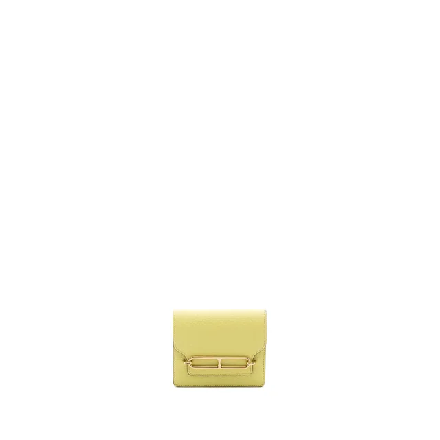 Hermès Roulis Slim Chevre Mysore Jaune Bourgeon LGHW Stamp Z in Yellow Goatskin from EMIER