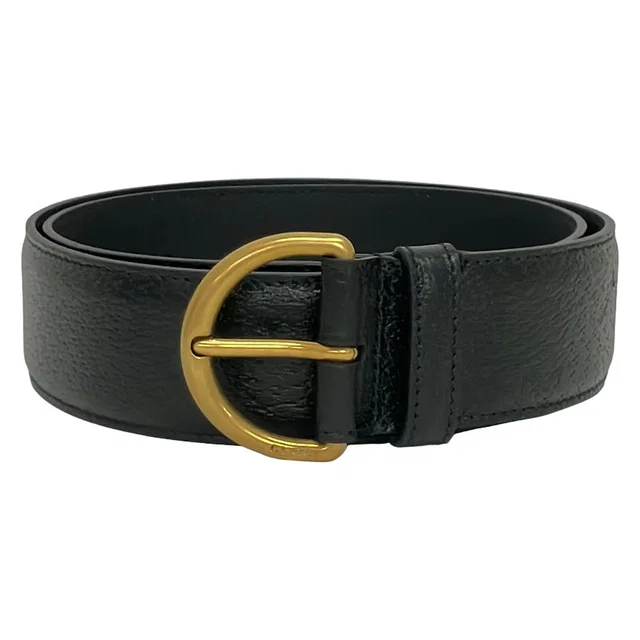 Gucci Belt 80 32 Black Leather in Black Leather from The Reluxe
