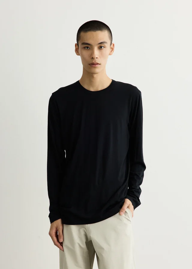 Veilance Frame Long Sleeve Shirt in Black from Incu, photo 1 of 1
