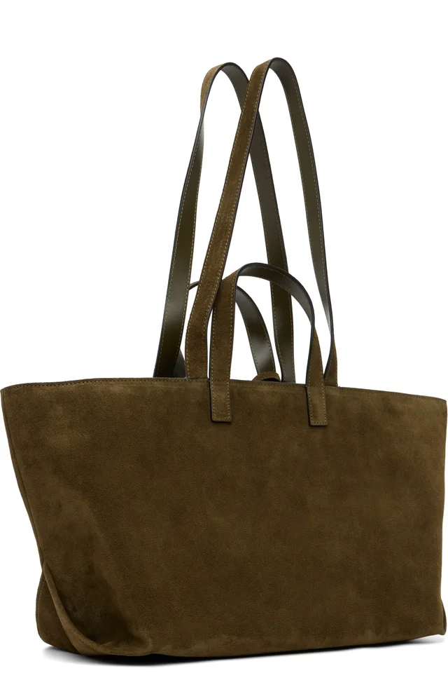 A.P.C. Khaki 'Le Drummer' Tote, photo 3 of 4 from SSENSE