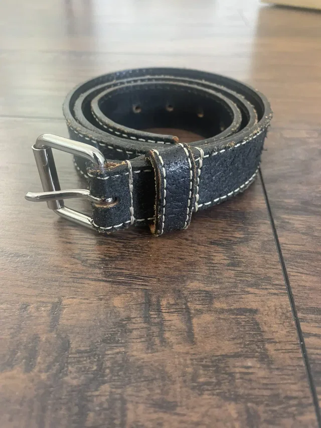 Comme des Garçons Belt in Black, Men's (Size 30) in black Leather from Grailed