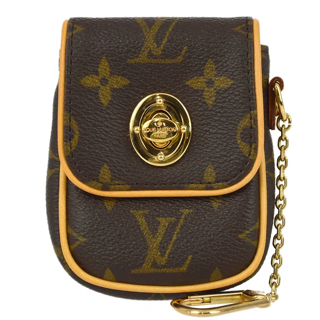 Louis Vuitton 2006 Monogram Pochette Tulum Pouch Bag Key Holder M60020 Small Good in Coated canvas from AMORE Vintage Tokyo