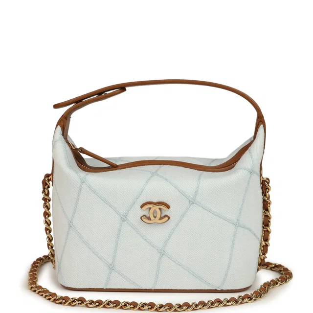 Chanel Mini CC Hobo Pouch in Brown Calfskin from Madison Avenue Couture