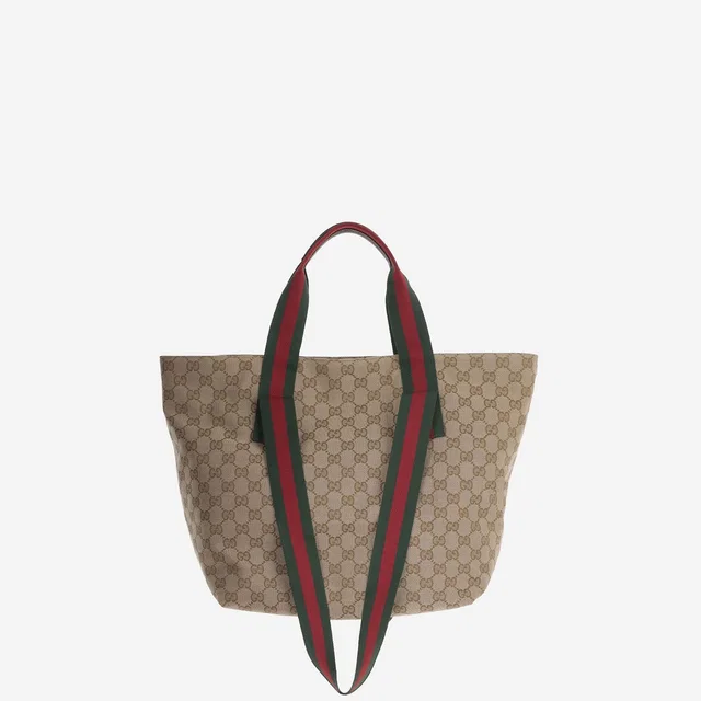 Gucci Gg Canvas Tote Bag — Beige Polyester in Beige Canvas from HEWI