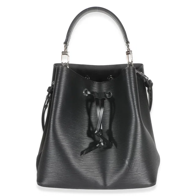 Louis Vuitton Black Epi Neonoe MM in Black Coated canvas from myGemma