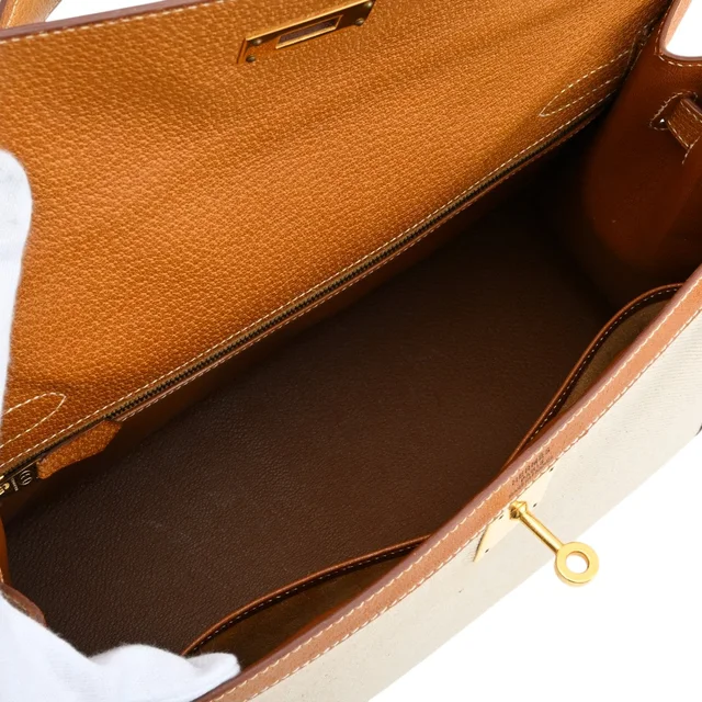 Hermès 1995製 ケリー32 ナチュラル from VINTAGE QOO TOKYO, photo 2 of 2