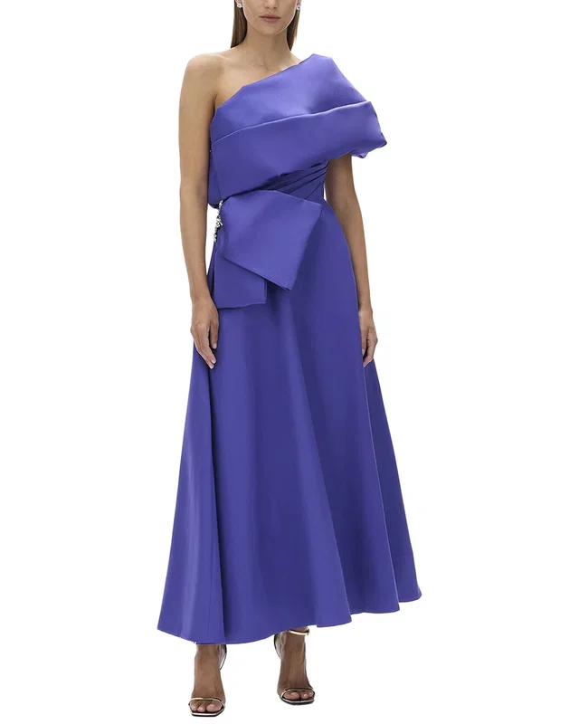 Rachel Gilbert Marlo Wool & Silk-Blend A-Line Dress, image 1 of 1 from Rue La La