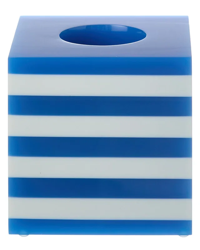 Jonathan Adler Cabana Mini Scoop Vase in https://asset1.ruecdn.com/images/sw/305036/3050365819_RLSW_blue/white.jpg, image 1 of 1 from Gilt