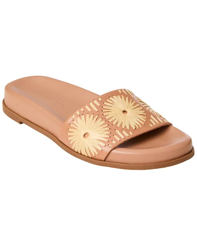 Jack Rogers Somerset Raffia & Leather Sandal, image 1 of 1 from Rue La La