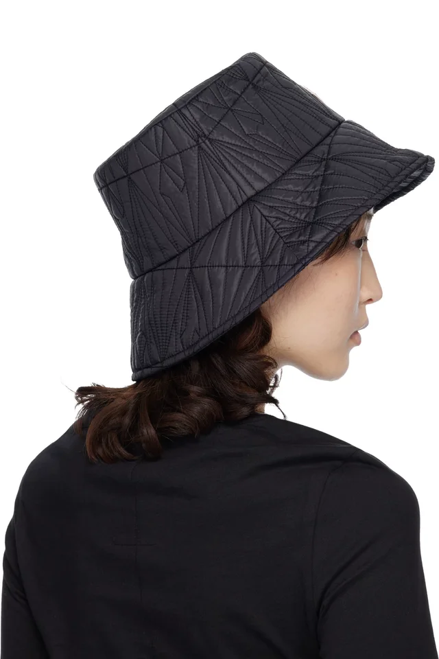 Moncler + Rick Owens Black Bucket Hat, photo 3 of 3 from SSENSE