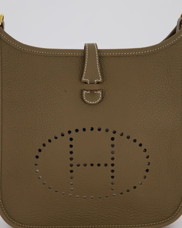 Hermès Evelyne III 23 Bag in Taupe Clemence leather from Sellier, photo 15 of 19