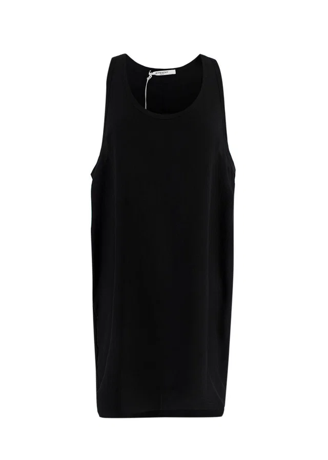 Givenchy Black Long Silk Vest in Black Silk from HEWI