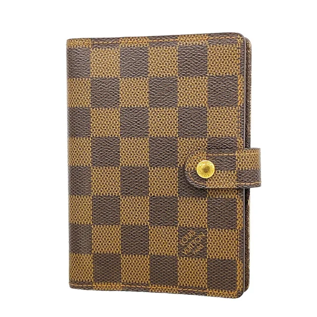 Louis Vuitton Damier Agenda PM Notebook Cover R20700 Ebene (Men's/Women's) in Brown from Elady