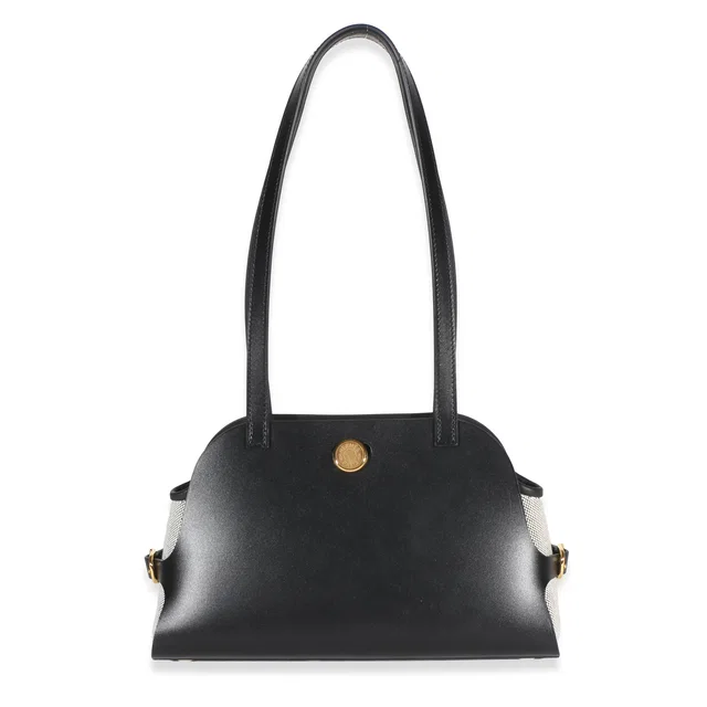 Hermès Black Vache Hunter Swift H Ecru Canvas Tablier Sellier GHW in Black Swift leather from myGemma