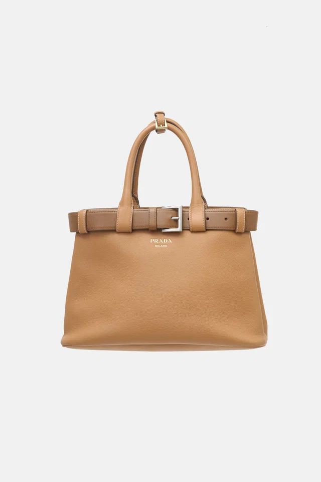 Prada FW 2024 Leather Small Buckle Bag in Leather from VSP Consignment