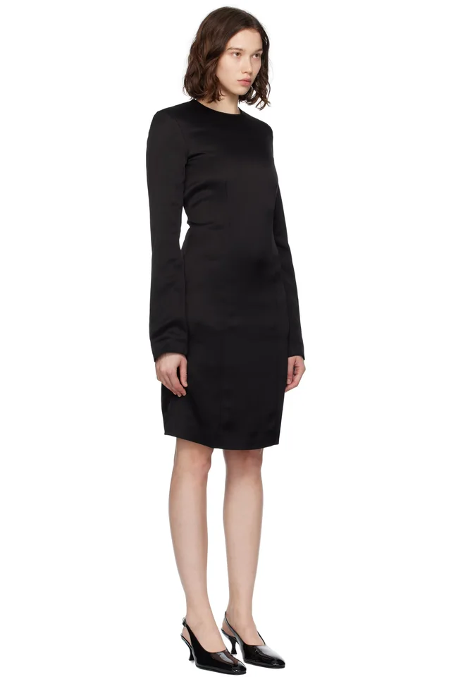 TOTEME Black Dart Minidress, photo 2 of 2 from SSENSE