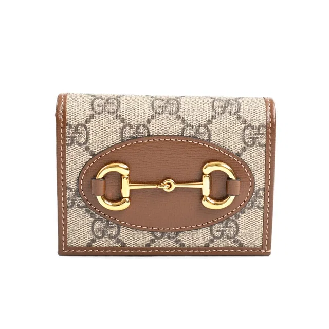 Gucci Mini Wallet Horsebit 1955 Case in Canvas from The Reluxe
