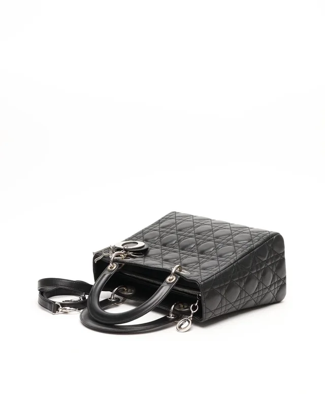 Medium Lady Dior Bag in Leather from A Retro Tale, photo 5 of 10