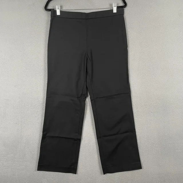 The Row Pants Womens 6 Straight Leg Stretch Flare Pull On Made In Usa Elegant in black from Poshmark