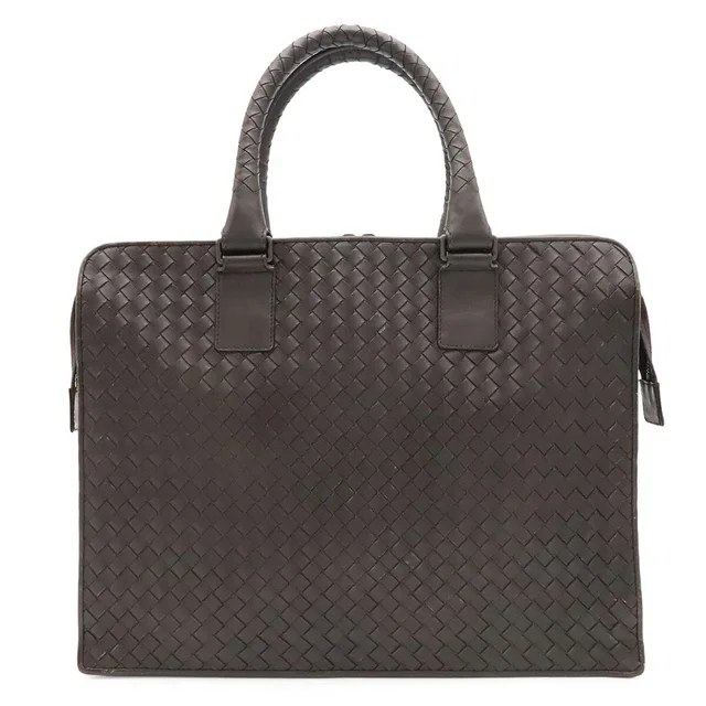 Bottega Veneta Leather Briefcase in Leather from LuxUness