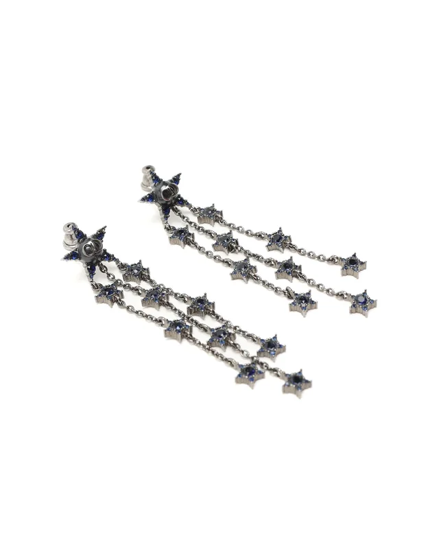 Dior CD Rhinestone Dangling Earrings from A Retro Tale, photo 2 of 3