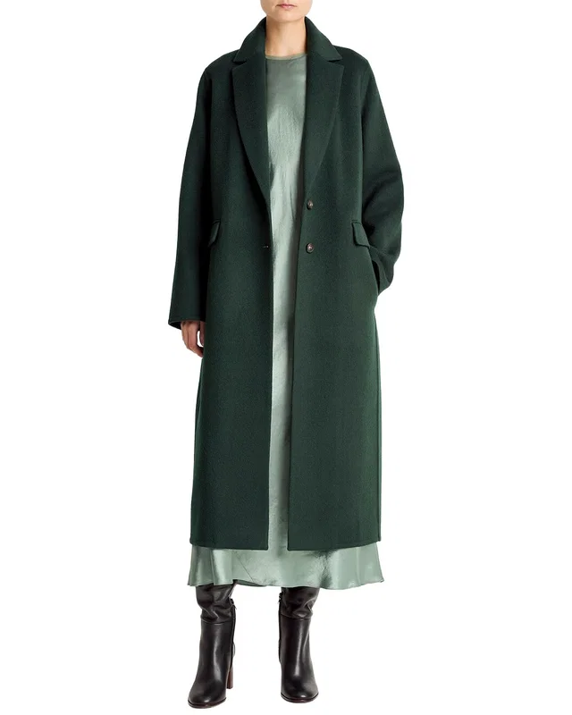 Vince Single Breasted Classic Wool & Cashmere-Blend Coat, image 1 of 1 from Rue La La